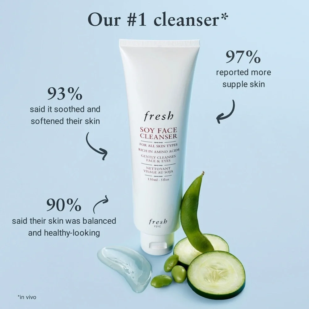 💦 fresh Soy pH-Balanced Hydrating Face Wash Jumbo